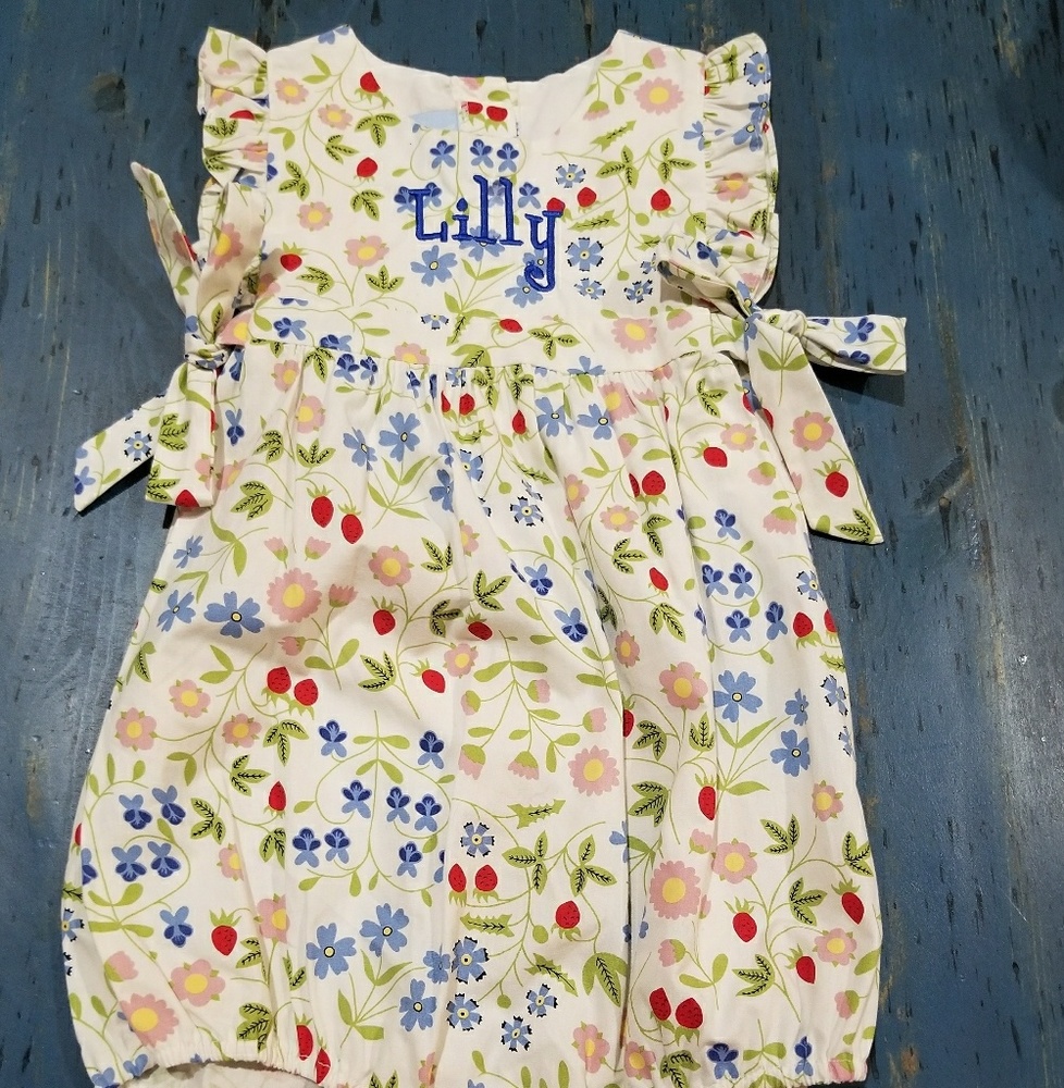 Bella Bliss romper 18 month monogrammed Lilly